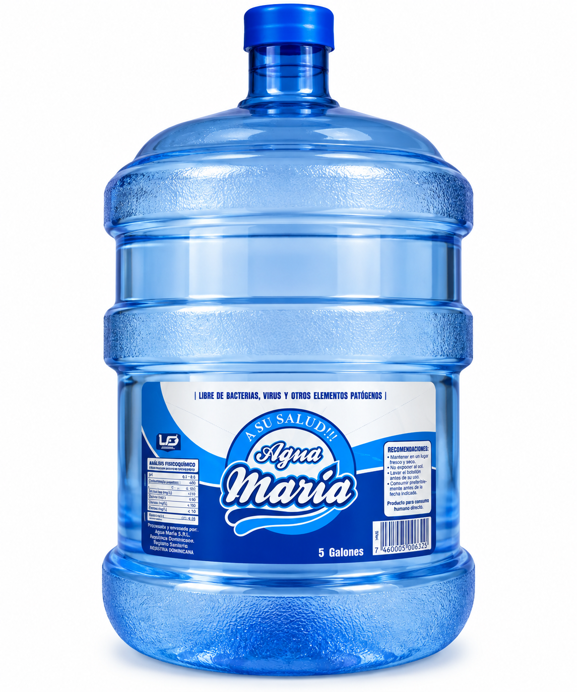 AGUA MARÍA 5 GALONES